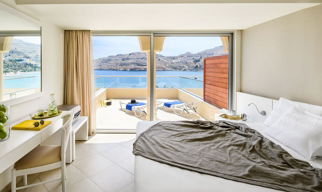 Deluxe Double Room BeachView Lindos Royal Resort Lindos Hotels Group deluxe-double-room-beachview-lindos-royal-resort-lindos-hotels-group
