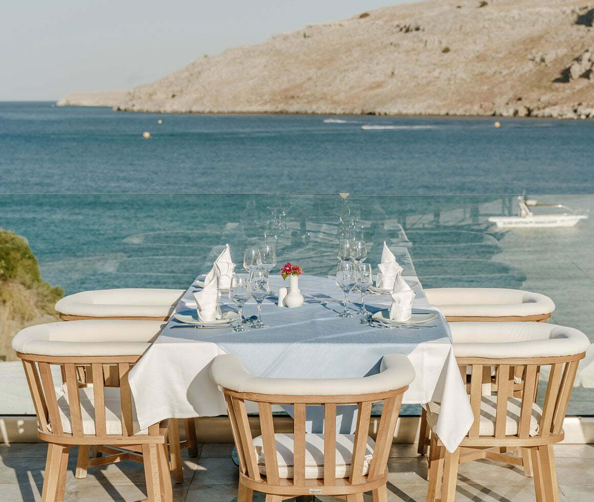 greek restaurant Lindos Royal Resort