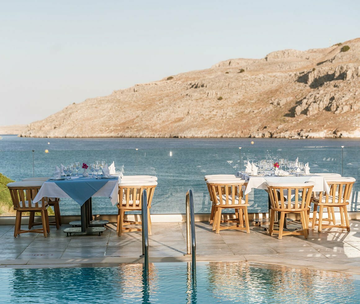 greek restaurant Lindos Royal Resort