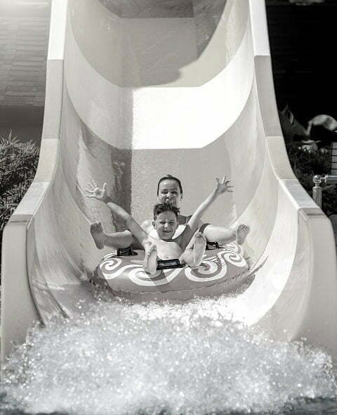 pool slides Lindos Royal Resort
